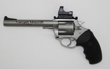 Charter Arms Model 73565 Mastiff .357 Magnum 6" 5 Rounds Stainless Steel/Rubber Grip W/ Micro Optic