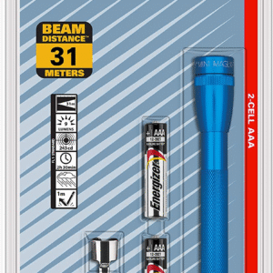 SP22 Mini Maglite 2 AAA-Cell Flashlight w/ Pocket Clip