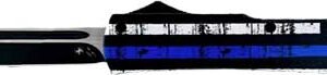 TEMPLAR KNIFE SLIM OTF BACK - THE BLUE 3.1" BLK DROP POINT