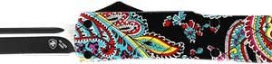 TEMPLAR KNIFE SLIM OTF QUILT - 3.1" BLACK DROP POINT