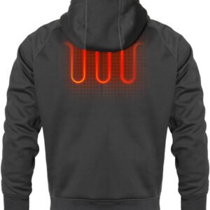 MOBILE WARMING MEN'S PHASE 2.0 - HOODIE DARK GRAY XX-LARGE