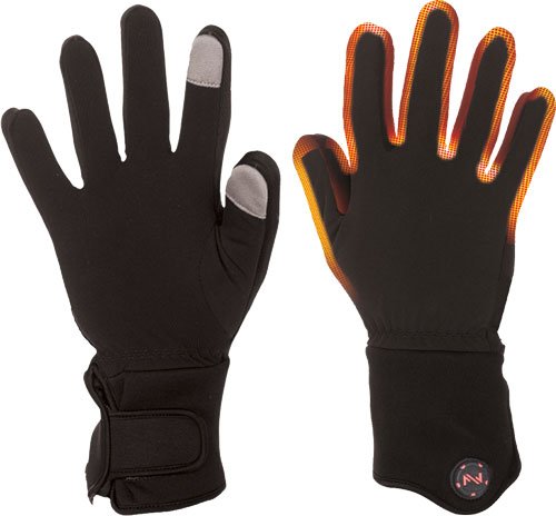 MOBILE WARMING UNISEX HEATED - GLOVE LINER BLACK X-LARGE