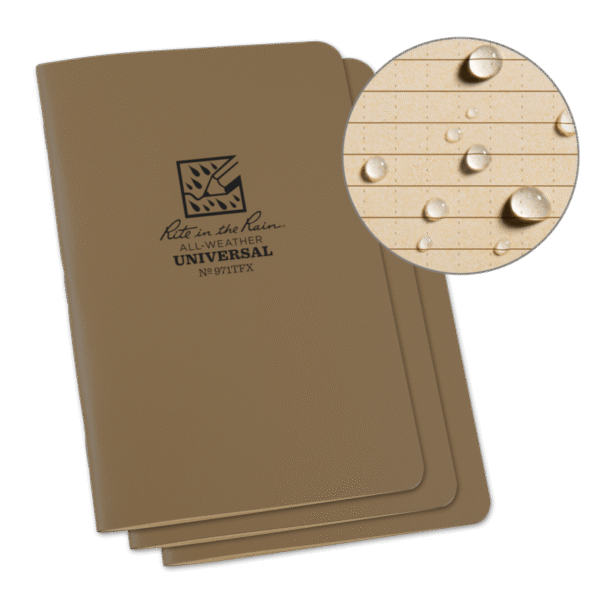 Field-Flex Universal Stapled Notebook 4.625 x 7 - 3 Pack
