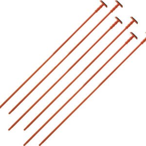 GSS ORANGE RIFLE RODS .22 - CALIBER 6-PACK