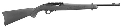RUGER 10/22 CARB BL/SYN FLASH SUPP