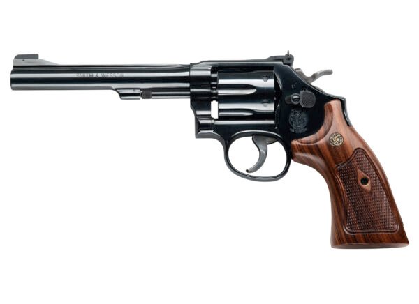 SMITH AND WESSON 48 22MAG BL/WD 6RD 6" AS     #