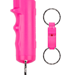 Pepper Gel w/ Quick Release Whistle Keychain