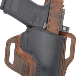 VERSACARRY TROOPER HOLSTER OWB - THUMB BREAK SIZE 2 BROWN/BLACK
