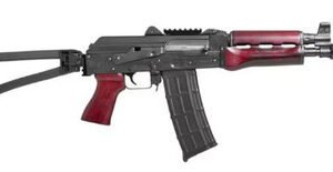 Zastava Arms ZPAP85 5.56 NATO Semi-Auto Pistol 10" 30+1 ZP85556TBSR Serbian Red Furniture/Blued W/ Folding Brace