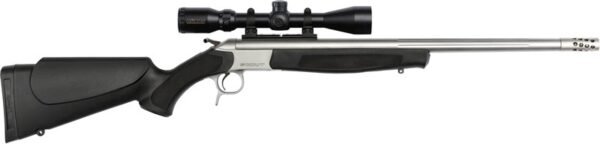 CVA SCOUT TD 35 WHELEN 25" - W/BRAKE 3-9X40 SS/BLACK SYN