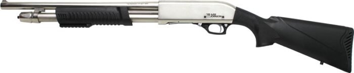 IVER JOHNSON PUMP 12GA 3" 18" - CYLINDER NICKEL SYNTHETIC - Image 2