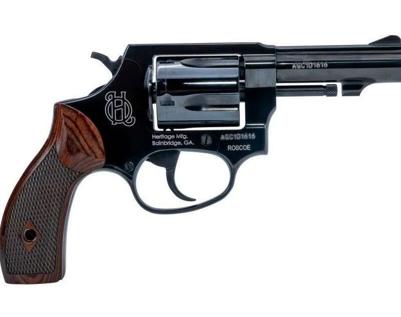 HERITAGE MANUFACTURING ROSCOE 38SPL BL/WD 3" 5RD