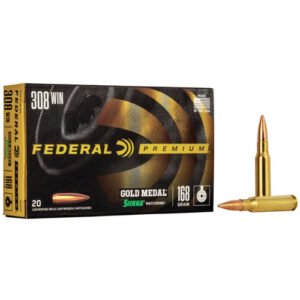 GOLD MEDAL® AMMUNITION - .308 WINCHESTER (7.62X51MM) - SIERRA® MATCHKING BTHP - 168 GRAIN