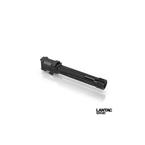 GLOCK 9INE G19 THREADED UPGRADE BARREL - BLACK, FLUTED