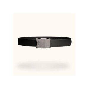 APOGEE BELT - GRAY BUCKLE, BLACK BELT, FULLY ADJUSTABLE, 50"