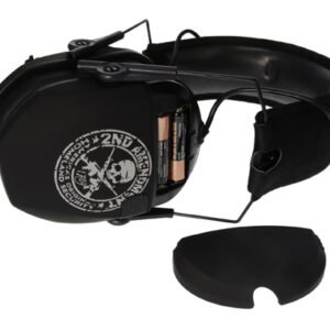 FREEDOM SERIES MUFFS - BLACK, NRR 23 DB, 2ND AMENDMENT