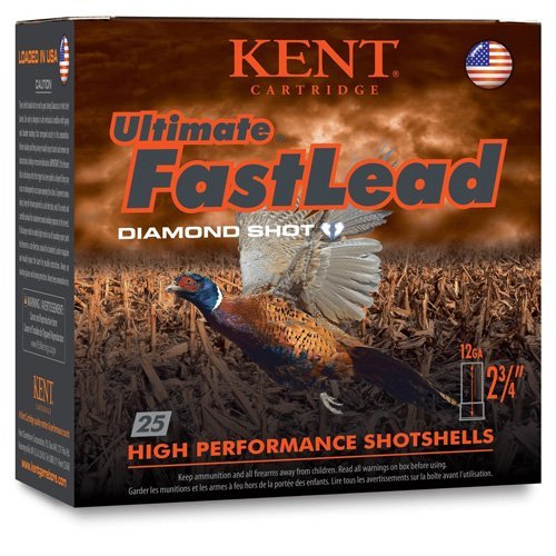 ULTIMATE FAST LEAD SHOTSHELLS - 12 GA, 2-3/4", 1-1/4OZ, 6 SHOT, 1345 FPS, 25/BX