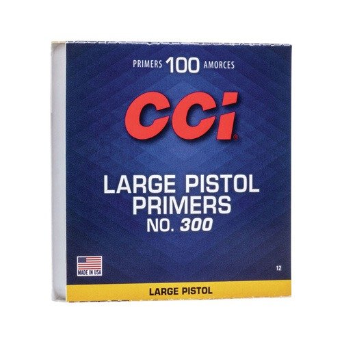 PISTOL PRIMERS - NO. 300, LARGE PISTOL, 100/BX