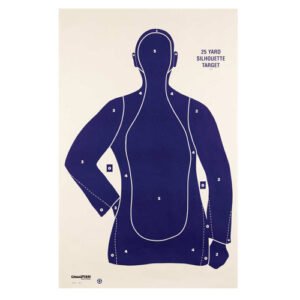 POLICE SILHOUETTE B-21E TARGETS - 22.5" X 35" - 100PK