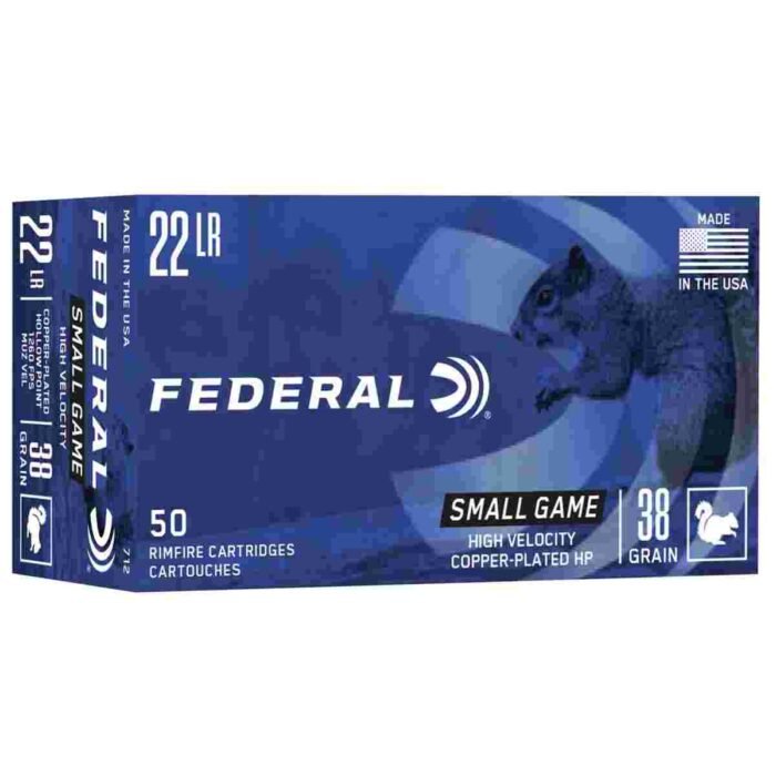 Federal Game-Shok Rimfire Ammunition .22 LR 38 gr CPHP 50/box