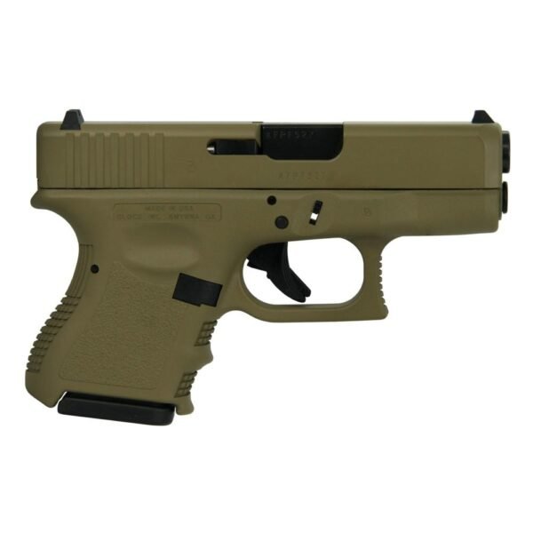 Glock 26 Gen 3 Custom "FDE" Handgun 9mm Luger 10/rd Magazines (2) 3.43" Barrel Austria