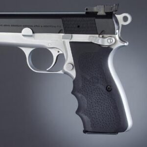 Hogue Browning Hi-Power Rubber Grips with Finger Grooves