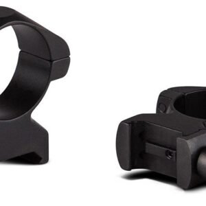 Konus 2-Piece Steel Riflescope Rings With Quick Release Lever 1" High - Matte Black