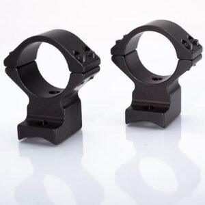 Talley Lightweight Alloy Scope Mount Combo Remington Model 700-721-722-725-40X 1" Low LA 20MOA - Black Anodized