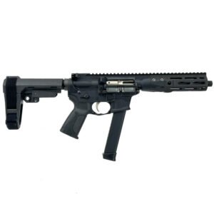 LWRC IC-9 AR Pistol - Black | 9mm | 8.5" Threaded Barrel | SBA3 Brace | Accepts Glock Mags