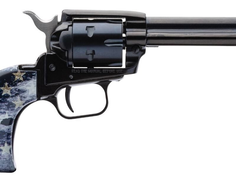 HERITAGE MANUFACTURING 22LR BL/AMER FLAG GRIP 4.75"