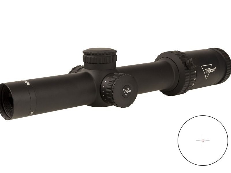 TRIJICON CREDO 1-6X24 BLK 30MM MRAD RED