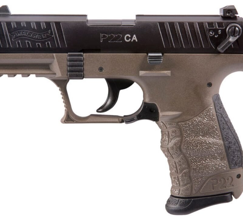 WALTHER ARMS P22 22LR BLK/FDE 10+1 3.4" CA