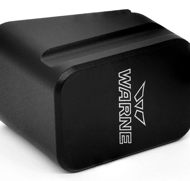 WARNE GLOCK 17/22 MAG EXT +5/+4 BLK