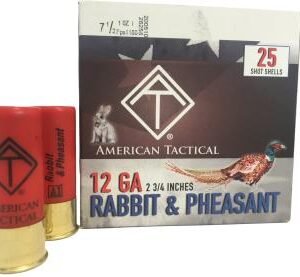 AMERICAN TACTICAL 12G GAME LOAD #4 1OZ 2.75" 25RD BX 250RD CASE