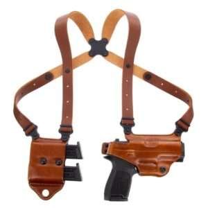Galco Miami Classic II Shoulder System Holster for Colt 1911 5" Tan RH