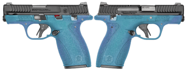SMITH & WESSON BODYGUARD 2.0 MS 380ACP 2.75" TYPHOON SHIMMER 1-10RD 1-12RD