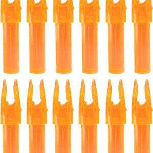 CARBON EXPRESS NOCK LAUNCHPAD - PRECISION ORANGE .244 ID 12PK