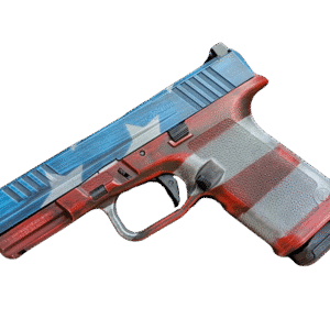 RUGER RXM 9MM PISTOL 4" AMERICAN FLAG O.R. 2-15RD MAGS - ORION EXCLUSIVE