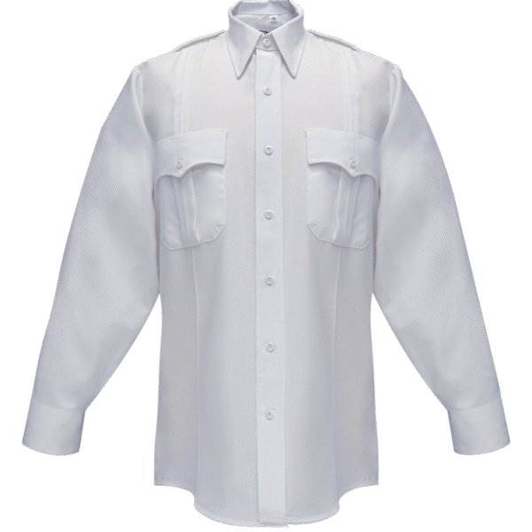 Duro Poplin Long Sleeve Shirt w/ Sewn-In Creases