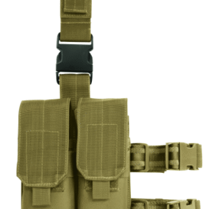 Drop Leg Platform with Attached M4/M16 Double Mag Pouch