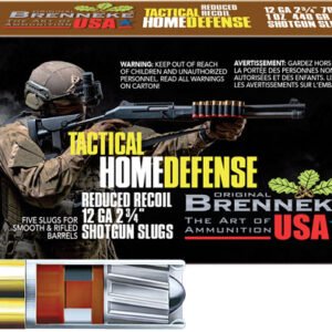BRENNEKE USA REDUCED RECOIL - 12GA 2.75" 1OZ SLUG 5RD 50BX/C