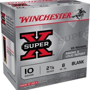 WINCHESTER 10 GA 2-7/8" SUPER-X BLANK – SMOKE & NOISE 25 RD/BX 10 BX/CS