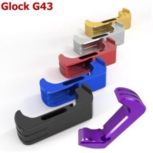 Extended Magazine Catch for Glock G43 by Cross Armory