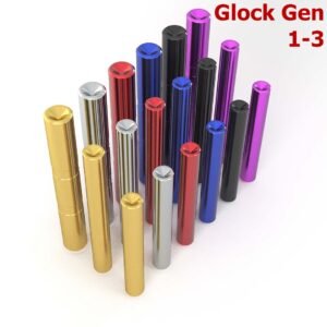 Dimpled Pin Set for Glock Gen 1–3 & G-Series Compatible Frames – Cross Armory