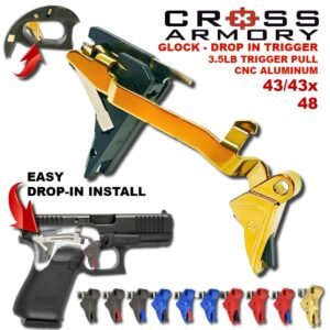 Glock G43 G43X G48 Drop In Trigger by Cross Armory