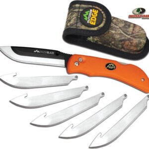 OUTDOOR EDGE RAZOR BLAZE 3.5" - FOLDER W/6 BLADES ORANGE HNDL