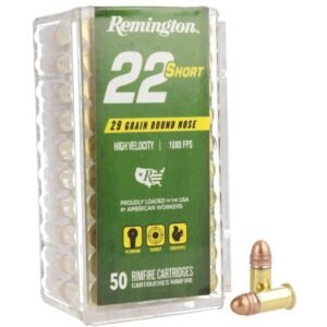 Remington 22 Short Rimfire Ammunition .22 Short 29gr CPRN 1080 fps 50/ct