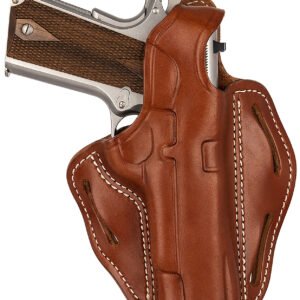 1791 Gunleather BHX1CLCBRR BHX  OWB 01 Classic Brown Leather Belt Slide Fits 4-5" 1911