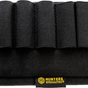 Hunters Specialties 00685 Buttstock Shell Holder  Black Elastic 5rd Shotgun