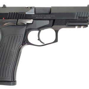Bersa TPR9MX TPRX  Full Size Frame 9mm Luger 17+1, 4.25" Black Steel Threaded Barrel, Matte Black Serrated Steel Slide & Aluminum Frame w/Picatinny Rail, Ambidextrous